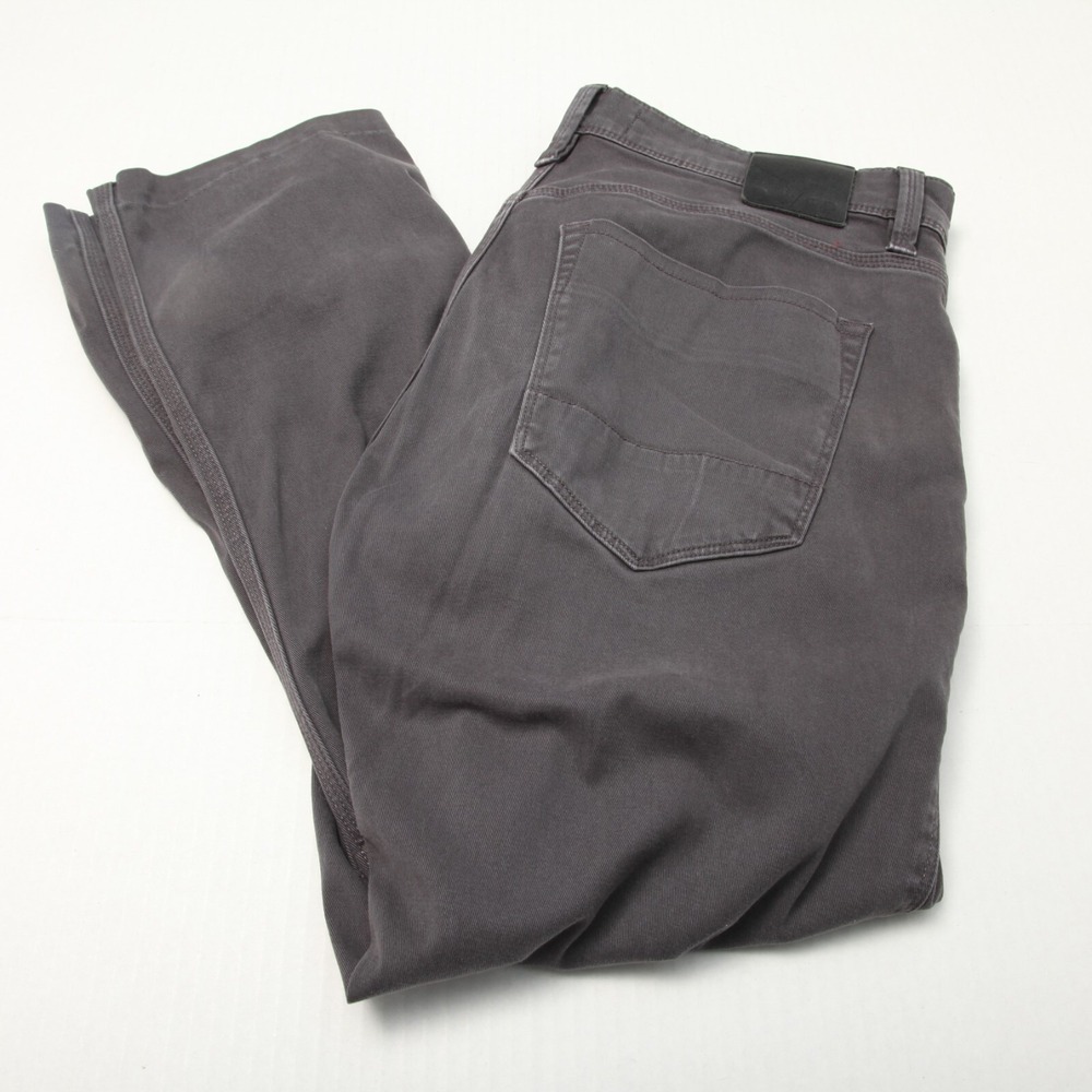 DU/ER T2X Relaxed Taper Pants Mens 32x32 Actual 32x27 Grey Performance 5-Pocket